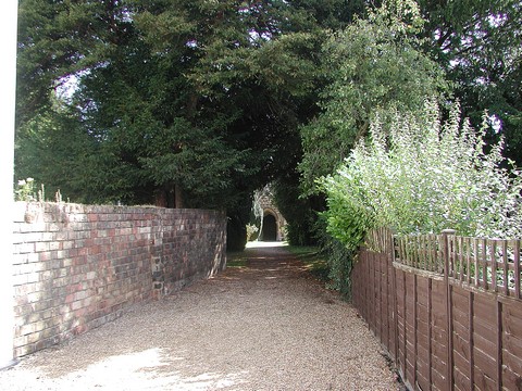 The approach to the main Church door, Blunham