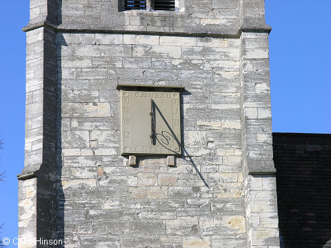 The Sundial on All Saints Church, Thorp Arch