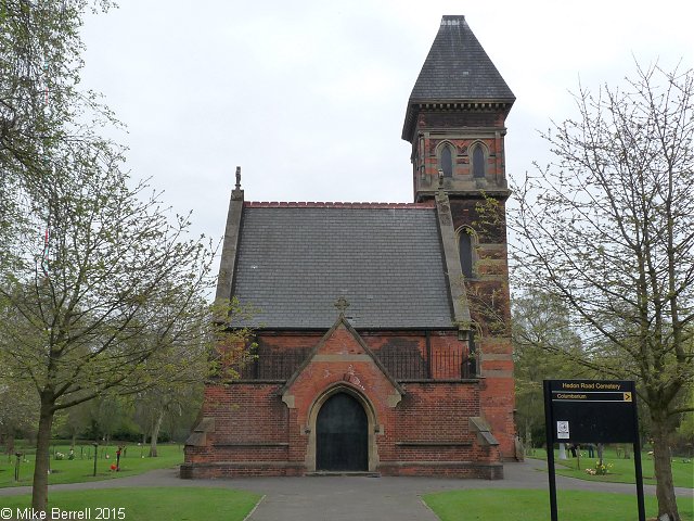 The former Mortuary Chapel at Hedon Road Cemetery, Marfleet