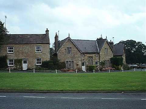 Cottages and the green, Wensley