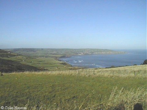 The view from Ravenscar, looking over Robin Hood's Bay