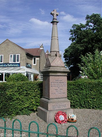 The War Memorial at Sleights.