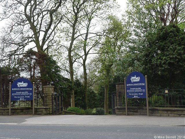 Rawdon Crematorium Entrance, Rawdon