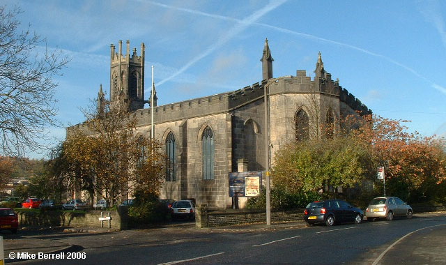 GENUKI: St James, Oldham, Church of England, Lancashire