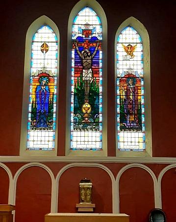Windows in Church of the Immaculate Conception, Rathass, Tralee